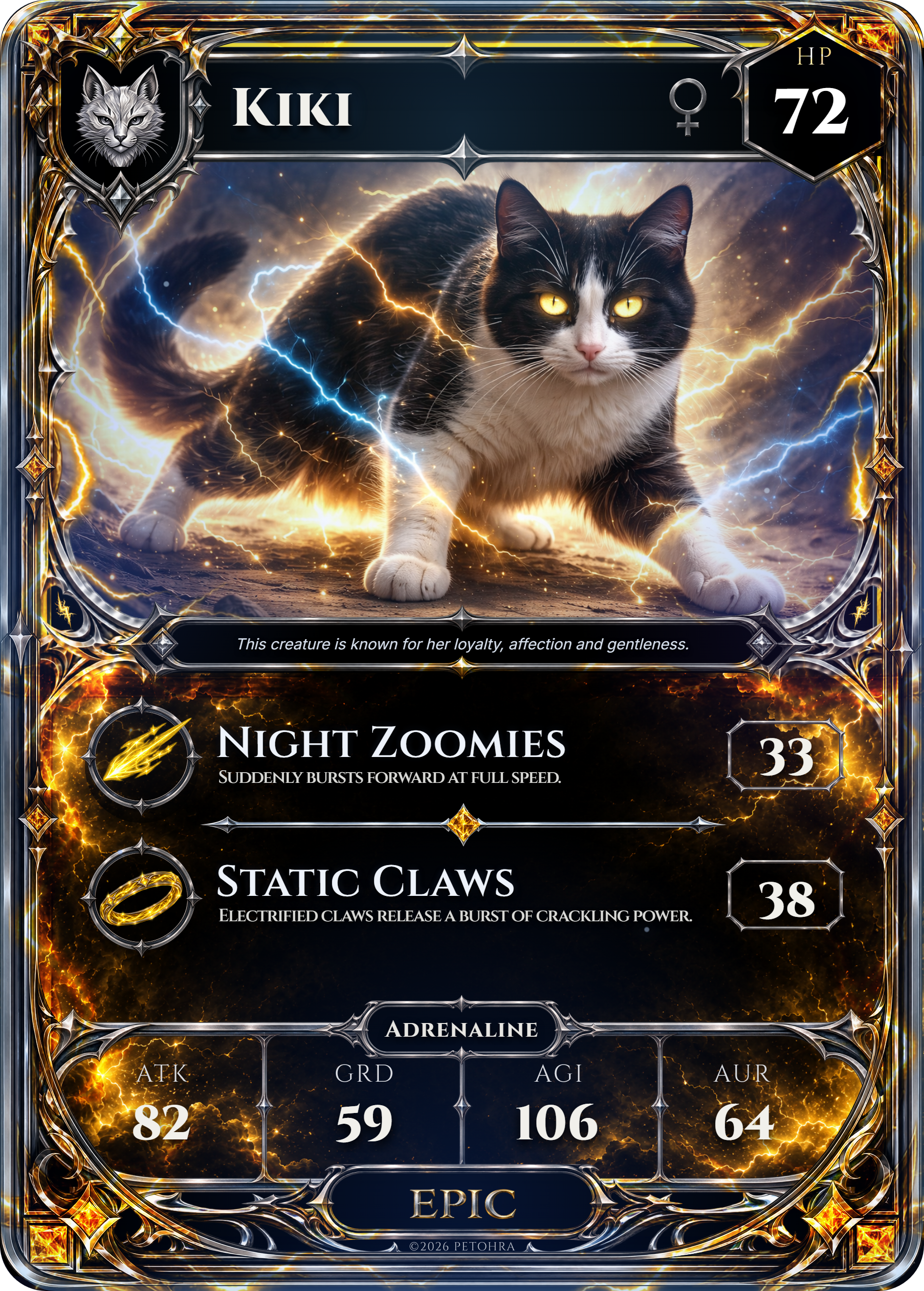 Petohra hero card one